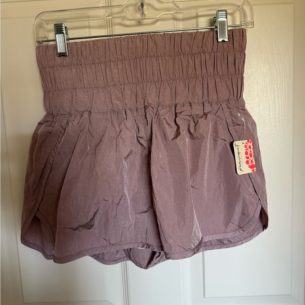 Free People Movement The Way Home Shorts. Size M. Color Mauve. NWT
